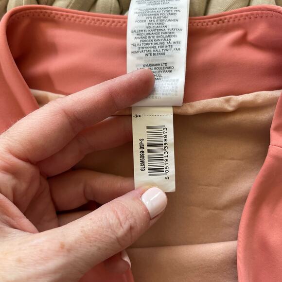 Gymshark High Rise Bikini Bottoms in Light Pink Size Small Pink Swimsuit Beachy - Picture 14 of 14